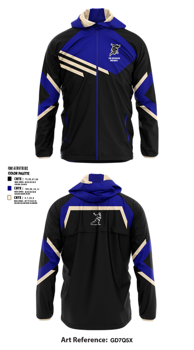 The ruthless footballers 64127416 Windbreaker - 1