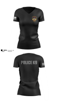 Roanoke K9 43829543 Women's Short Sleeve V-neck Shirt - 1