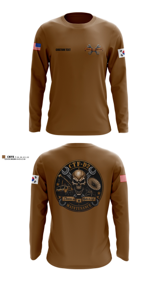Long Sleeve Performance Shirt, CTF D-2, Army, Teamtime, Team time, sublimation, custom sports apparel, team uniforms, spirit wear, spiritwear, sports uniforms, custom shirts, team store, custom team store, fundraiser sports, apparel fundraiser