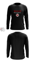 McLean High School Boys Volleyball 48768744 Long Sleeve Performance Shirt 14