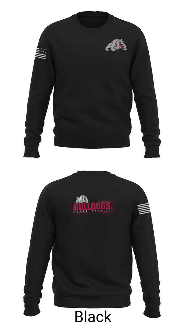 Crew Neck Sweatshirt, Quinter XC, Cross Country, Teamtime, Team time, sublimation, custom sports apparel, team uniforms, spirit wear, spiritwear, sports uniforms, custom shirts, team store, custom team store, fundraiser sports, apparel fundraiser