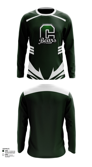 Long Sleeve Performance Shirt, Cloudcroft Bears Band, Spirit Store, Teamtime, Team time, sublimation, custom sports apparel, team uniforms, spirit wear, spiritwear, sports uniforms, custom shirts, team store, custom team store, fundraiser sports, apparel fundraiser