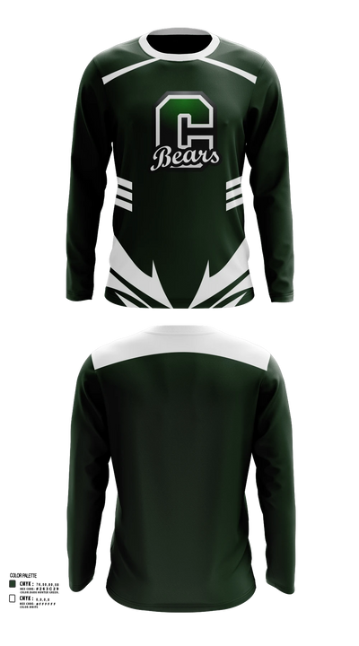 Cloudcroft Bears Band 7760214 Long Sleeve Performance Shirt 54