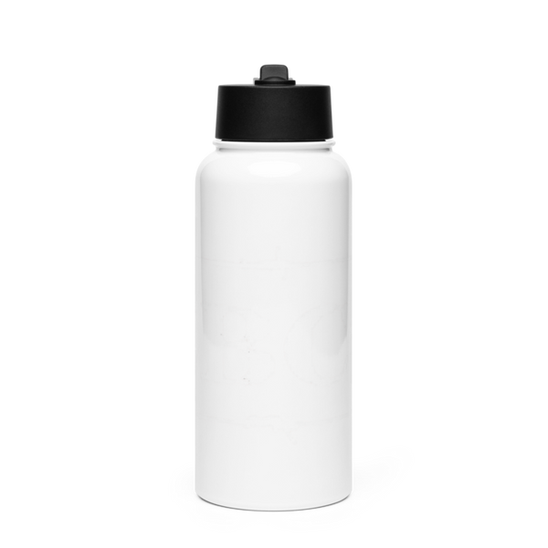 OBCT 65578534 Stainless Steel Water Bottle with a Straw Lid