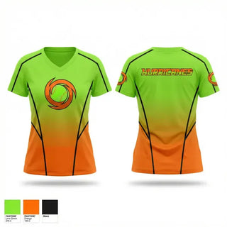 Womens Short Sleeve Vneck Shirt, HURRICANES, Softball, Teamtime, Team time, sublimation, custom sports apparel, team uniforms, spirit wear, spiritwear, sports uniforms, custom shirts, team store, custom team store, fundraiser sports, apparel fundraiser