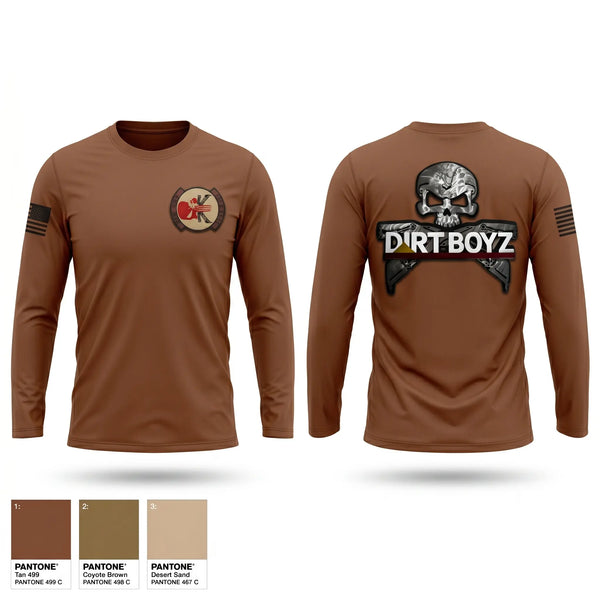 Long Sleeve Performance Shirt, Dirt Boyz, Air Force, Teamtime, Team time, sublimation, custom sports apparel, team uniforms, spirit wear, spiritwear, sports uniforms, custom shirts, team store, custom team store, fundraiser sports, apparel fundraiser