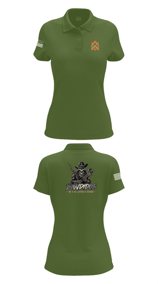 Womens Short Sleeve Performance Polo, 501st BSB, B Company, , Teamtime, Team time, sublimation, custom sports apparel, team uniforms, spirit wear, spiritwear, sports uniforms, custom shirts, team store, custom team store, fundraiser sports, apparel fundraiser