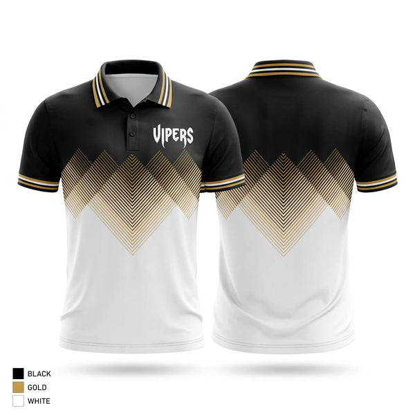 Short Sleeve Performance Polo, VIPERS, Men's Basketball, Teamtime, Team time, sublimation, custom sports apparel, team uniforms, spirit wear, spiritwear, sports uniforms, custom shirts, team store, custom team store, fundraiser sports, apparel fundraiser