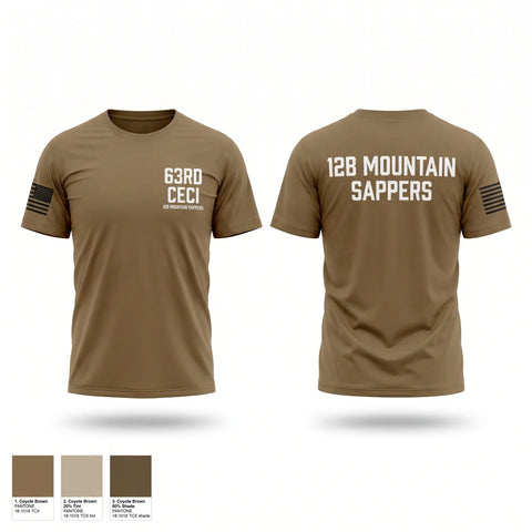 Old School Cotton Feel Shirt, 63rd CEC-I, Army, Teamtime, Team time, sublimation, custom sports apparel, team uniforms, spirit wear, spiritwear, sports uniforms, custom shirts, team store, custom team store, fundraiser sports, apparel fundraiser