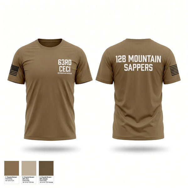 Old School Cotton Feel Shirt, 63rd CEC-I, Army, Teamtime, Team time, sublimation, custom sports apparel, team uniforms, spirit wear, spiritwear, sports uniforms, custom shirts, team store, custom team store, fundraiser sports, apparel fundraiser