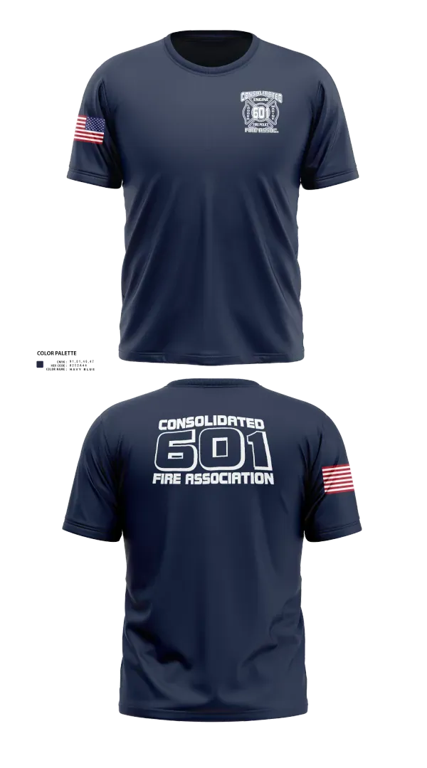 Consolidated Fire Association 18097835 Old School Cotton Feel Shirt - 21