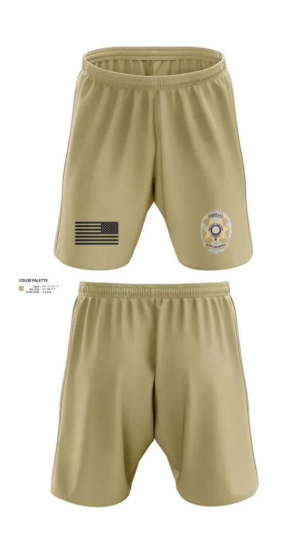 Athletic Shorts With Pockets, Heritage Companies Security Services Division, , Teamtime, Team time, sublimation, custom sports apparel, team uniforms, spirit wear, spiritwear, sports uniforms, custom shirts, team store, custom team store, fundraiser sports, apparel fundraiser
