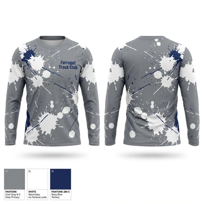 Farragut Track Club Long Sleeve Performance Shirt 1