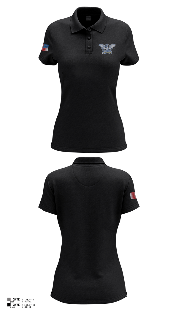 Womens Short Sleeve Performance Polo, 3DSB H2F, Army, Teamtime, Team time, sublimation, custom sports apparel, team uniforms, spirit wear, spiritwear, sports uniforms, custom shirts, team store, custom team store, fundraiser sports, apparel fundraiser