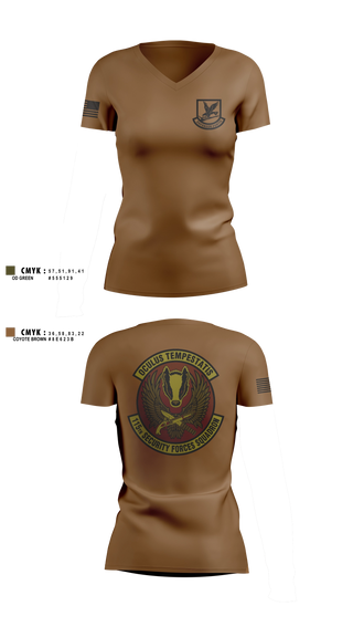 Womens Short Sleeve Vneck Shirt, 115th Security Forces Squadron, Air Force, Teamtime, Team time, sublimation, custom sports apparel, team uniforms, spirit wear, spiritwear, sports uniforms, custom shirts, team store, custom team store, fundraiser sports, apparel fundraiser
