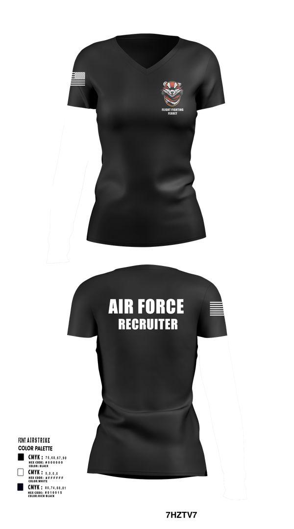 Womens Short Sleeve Vneck Shirt, 336 RCS F Flight, , Teamtime, Team time, sublimation, custom sports apparel, team uniforms, spirit wear, spiritwear, sports uniforms, custom shirts, team store, custom team store, fundraiser sports, apparel fundraiser