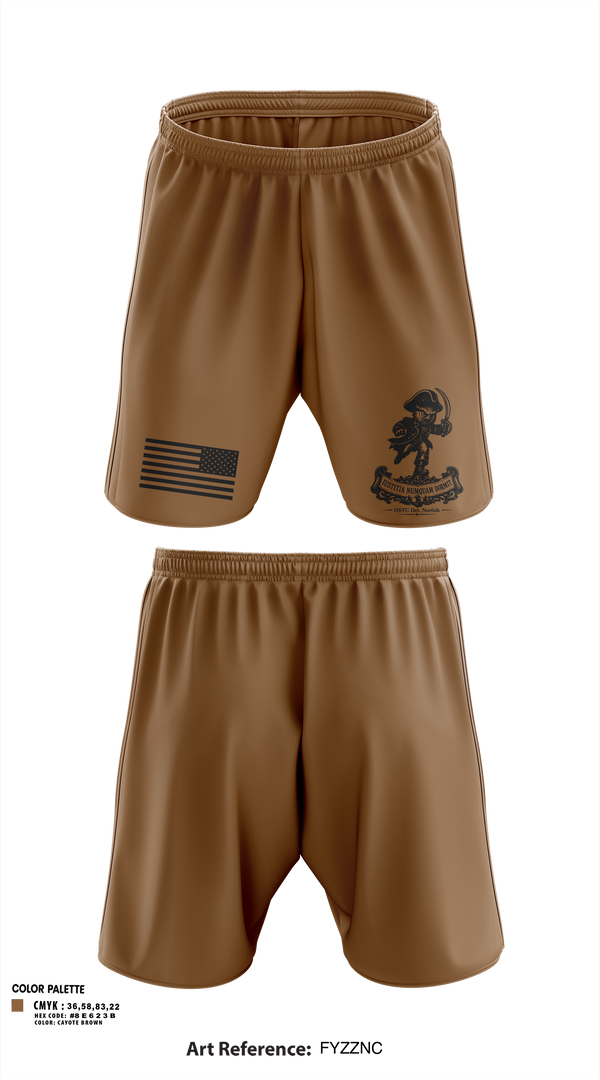 Athletic Shorts With Pockets, OSTC Det. Norfolk, Navy, Teamtime, Team time, sublimation, custom sports apparel, team uniforms, spirit wear, spiritwear, sports uniforms, custom shirts, team store, custom team store, fundraiser sports, apparel fundraiser