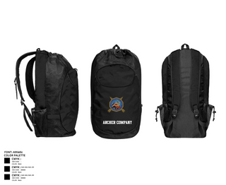 Gear Bag, Archer Company, , Teamtime, Team time, sublimation, custom sports apparel, team uniforms, spirit wear, spiritwear, sports uniforms, custom shirts, team store, custom team store, fundraiser sports, apparel fundraiser
