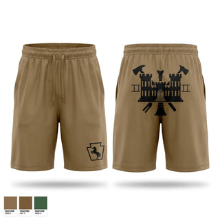 Athletic Shorts With Pockets, 192nd Firefighter Detachment, National Guard, Teamtime, Team time, sublimation, custom sports apparel, team uniforms, spirit wear, spiritwear, sports uniforms, custom shirts, team store, custom team store, fundraiser sports, apparel fundraiser