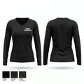 Chapin Ambulance 95865569 Women's Long Sleeve V-neck Shirt - 1
