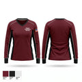 Clarion Ambulance Service Women's Long Sleeve V-neck Shirt - 1