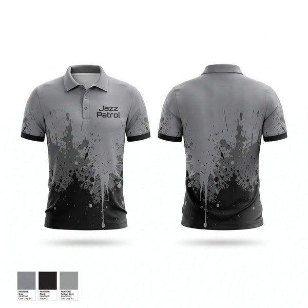 Short Sleeve Performance Polo, Jazz Patrol, , Teamtime, Team time, sublimation, custom sports apparel, team uniforms, spirit wear, spiritwear, sports uniforms, custom shirts, team store, custom team store, fundraiser sports, apparel fundraiser