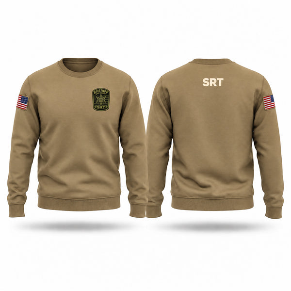 Crew Neck Sweatshirt, Hart County Sheriff’s Office SRT, Police, Teamtime, Team time, sublimation, custom sports apparel, team uniforms, spirit wear, spiritwear, sports uniforms, custom shirts, team store, custom team store, fundraiser sports, apparel fundraiser