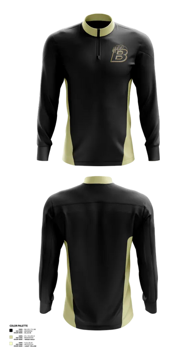 Bonnabel High School Bruins 6140888 Quarter Zip Jacket - 1
