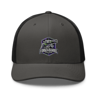 Forge & Barrel Firearms 85618351 Retro Trucker Hat | Yupoong 6606