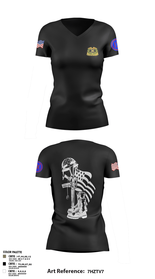 Women's Short Sleeve Vneck Shirt, 962D QUARTERMASTER COMPANY (MORTUARY AFFAIRS), Army, Teamtime, Team time, sublimation, custom sports apparel, team uniforms, spirit wear, spiritwear, sports uniforms, custom shirts, team store, custom team store, fundraiser sports, apparel fundraiser