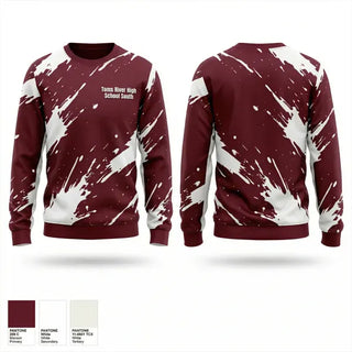 Crew Neck Sweatshirt, Toms River High School South, Women's Lacrosse, Teamtime, Team time, sublimation, custom sports apparel, team uniforms, spirit wear, spiritwear, sports uniforms, custom shirts, team store, custom team store, fundraiser sports, apparel fundraiser