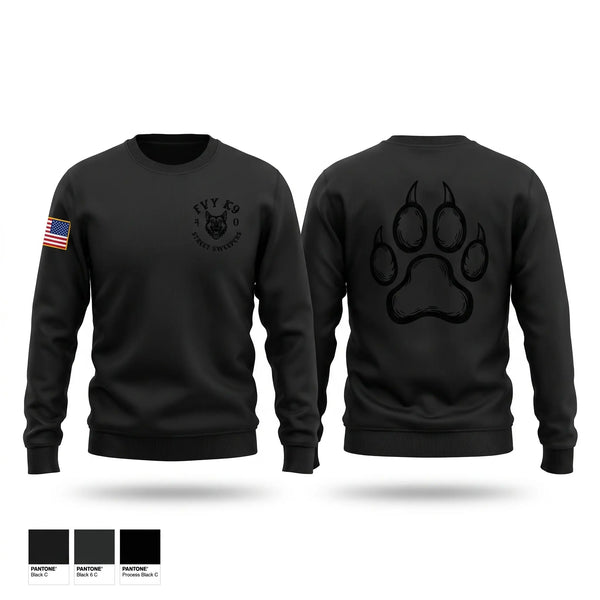 Crew Neck Sweatshirt, Fountain Valley Police Department K9 Unit, Police, Teamtime, Team time, sublimation, custom sports apparel, team uniforms, spirit wear, spiritwear, sports uniforms, custom shirts, team store, custom team store, fundraiser sports, apparel fundraiser