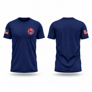 Old School Cotton Feel Shirt, Taos ski valley fire, Fire Department, Teamtime, Team time, sublimation, custom sports apparel, team uniforms, spirit wear, spiritwear, sports uniforms, custom shirts, team store, custom team store, fundraiser sports, apparel fundraiser