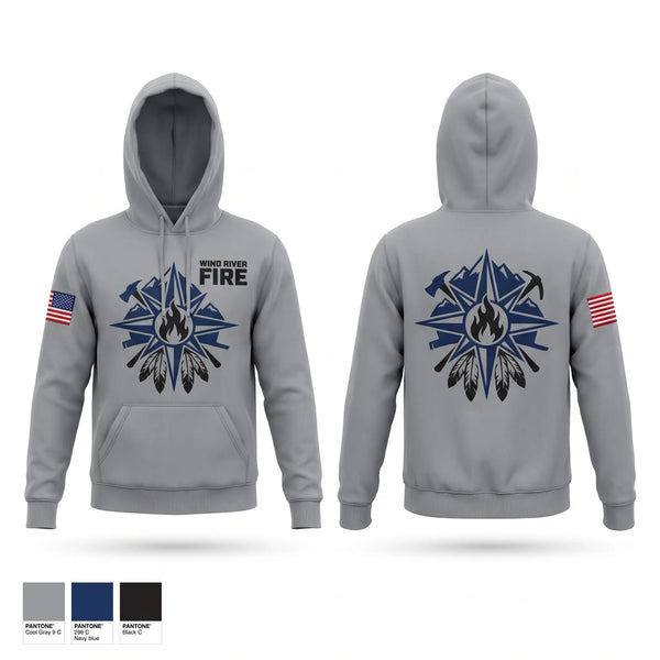 Hoodie, Wind River Fire, Fire Department, Teamtime, Team time, sublimation, custom sports apparel, team uniforms, spirit wear, spiritwear, sports uniforms, custom shirts, team store, custom team store, fundraiser sports, apparel fundraiser