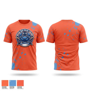 Short Sleeve Performance Shirt, Back bay blue crabs, Baseball, Teamtime, Team time, sublimation, custom sports apparel, team uniforms, spirit wear, spiritwear, sports uniforms, custom shirts, team store, custom team store, fundraiser sports, apparel fundraiser