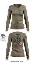 A Co 172 BEB 84673373 Women's Long Sleeve V-neck Shirt - 10