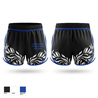 Womens Shorts, Little Rollers Youth Football and Cheer, , Teamtime, Team time, sublimation, custom sports apparel, team uniforms, spirit wear, spiritwear, sports uniforms, custom shirts, team store, custom team store, fundraiser sports, apparel fundraiser