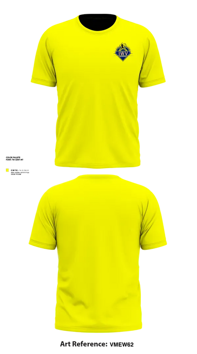 IWV Youth Softball 66650768 Short Sleeve Performance Shirt - 3
