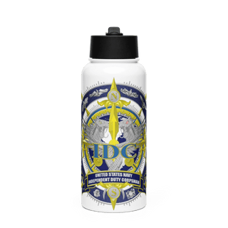 SWMI 70181183 Stainless Steel Water Bottle with a Straw Lid