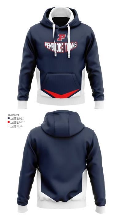 Pembroke Titans Football And Cheer 95310189 Hoodie - 20