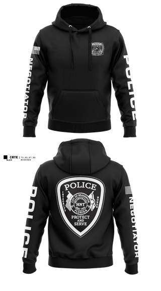 Hoodie, HNT, Police, Teamtime, Team time, sublimation, custom sports apparel, team uniforms, spirit wear, spiritwear, sports uniforms, custom shirts, team store, custom team store, fundraiser sports, apparel fundraiser