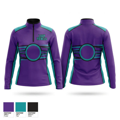 Lady Rebels Quarter Zip Jacket - 1