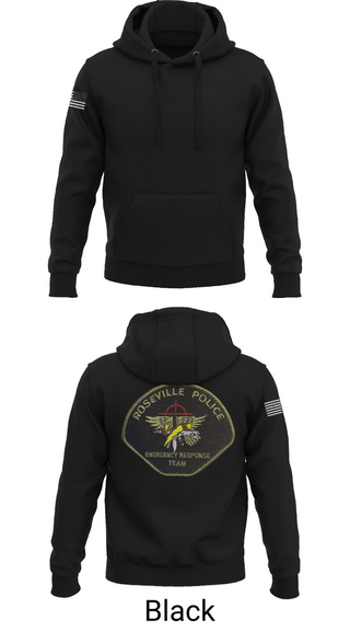Hoodie, Roseville E.R.T., , Teamtime, Team time, sublimation, custom sports apparel, team uniforms, spirit wear, spiritwear, sports uniforms, custom shirts, team store, custom team store, fundraiser sports, apparel fundraiser