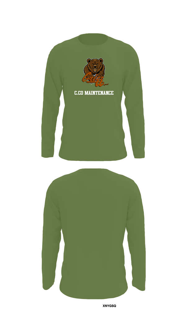 Long Sleeve Performance Shirt, C.co Maintenance, , Teamtime, Team time, sublimation, custom sports apparel, team uniforms, spirit wear, spiritwear, sports uniforms, custom shirts, team store, custom team store, fundraiser sports, apparel fundraiser