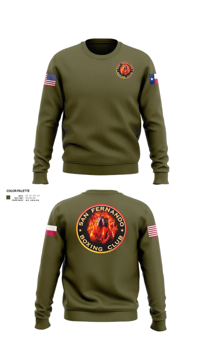 San Fernando Boxing Club 92427997 Crew Neck Sweatshirt - 51