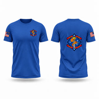 Old School Cotton Feel Shirt, 1st Blt 4th Marines, Marines, Teamtime, Team time, sublimation, custom sports apparel, team uniforms, spirit wear, spiritwear, sports uniforms, custom shirts, team store, custom team store, fundraiser sports, apparel fundraiser