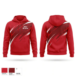 Hoodie, Mini Bruins, Cheer, Teamtime, Team time, sublimation, custom sports apparel, team uniforms, spirit wear, spiritwear, sports uniforms, custom shirts, team store, custom team store, fundraiser sports, apparel fundraiser