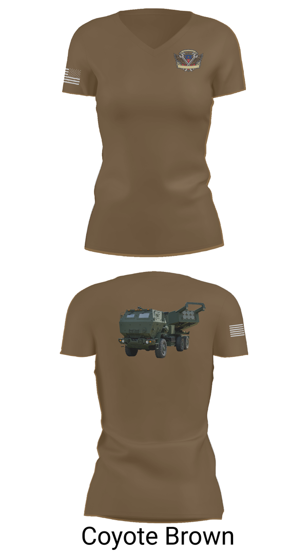 Womens Short Sleeve Vneck Shirt, 182nd Field Artillery, Army, Teamtime, Team time, sublimation, custom sports apparel, team uniforms, spirit wear, spiritwear, sports uniforms, custom shirts, team store, custom team store, fundraiser sports, apparel fundraiser