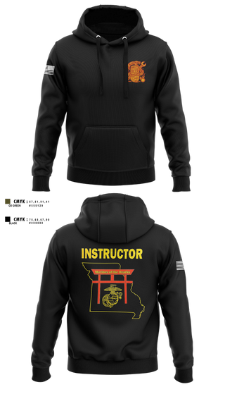 Hoodie, MARCOR DET FLW, , Teamtime, Team time, sublimation, custom sports apparel, team uniforms, spirit wear, spiritwear, sports uniforms, custom shirts, team store, custom team store, fundraiser sports, apparel fundraiser