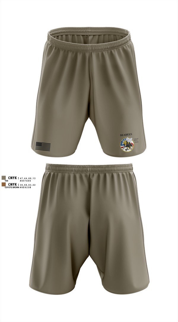 Athletic Shorts With Pockets, Seabees, Navy, Teamtime, Team time, sublimation, custom sports apparel, team uniforms, spirit wear, spiritwear, sports uniforms, custom shirts, team store, custom team store, fundraiser sports, apparel fundraiser